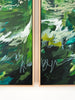 Kiss you in the rain (Diptych) - FRAMED in OAK