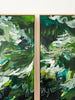 Kiss you in the rain (Diptych) - FRAMED in OAK